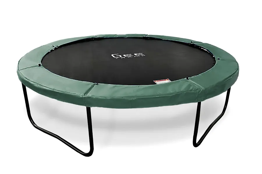 GeeTramp Curve 10ft Round Trampoline - In Ground - Forest Green image 3895