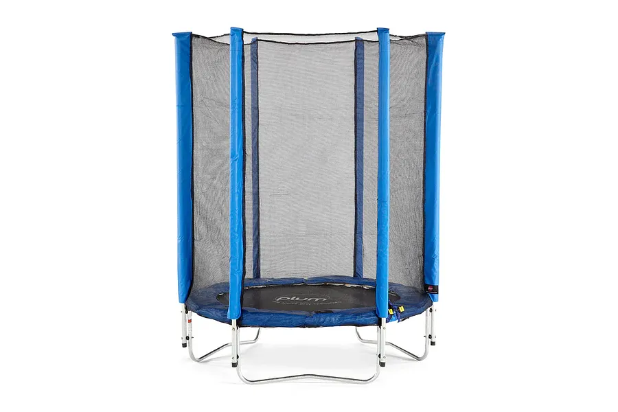 Plum® 4ft Junior Springsafe® Trampoline &amp;amp; Enclosure - Blue image 4447