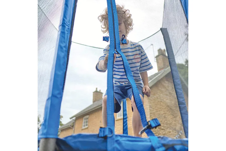 Plum® 4ft Junior Springsafe® Trampoline &amp;amp; Enclosure - Blue image 4450
