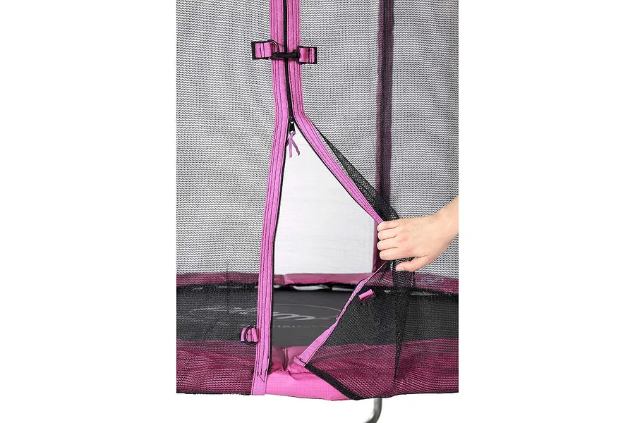 Plum® 4ft Junior Springsafe® Trampoline &amp;amp; Enclosure - Pink image 4451