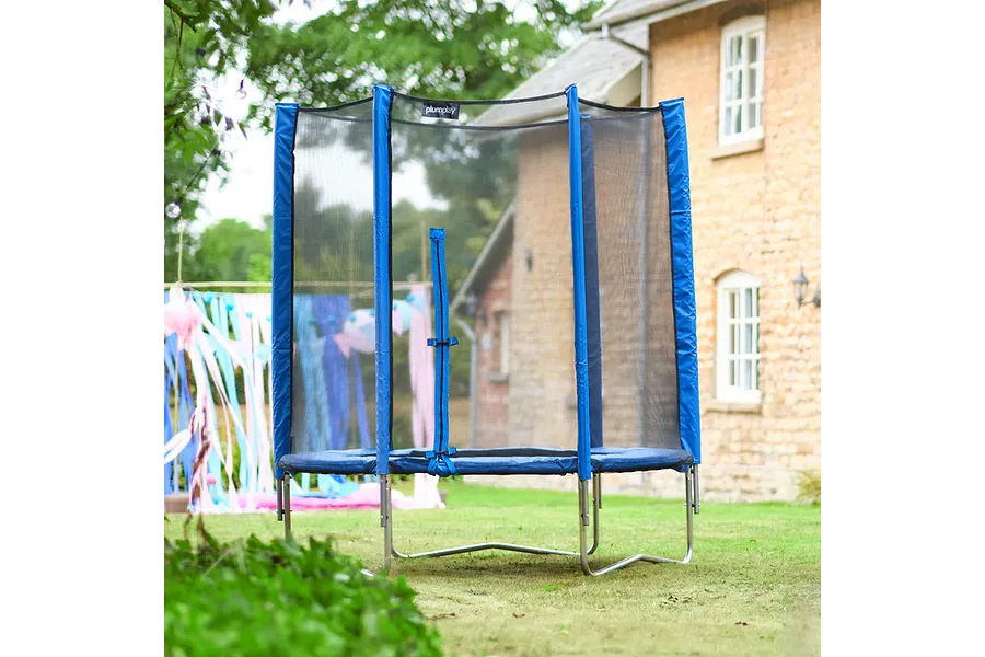 Plum® 6ft Springsafe® Trampoline &amp;amp; Enclosure - Blue image 4452