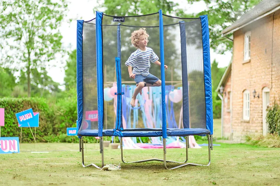 Plum® 6ft Springsafe® Trampoline &amp;amp; Enclosure - Blue image 4453