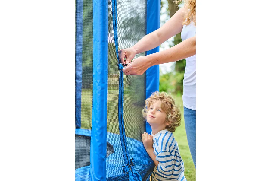 Plum® 6ft Springsafe® Trampoline &amp;amp; Enclosure - Blue image 4454