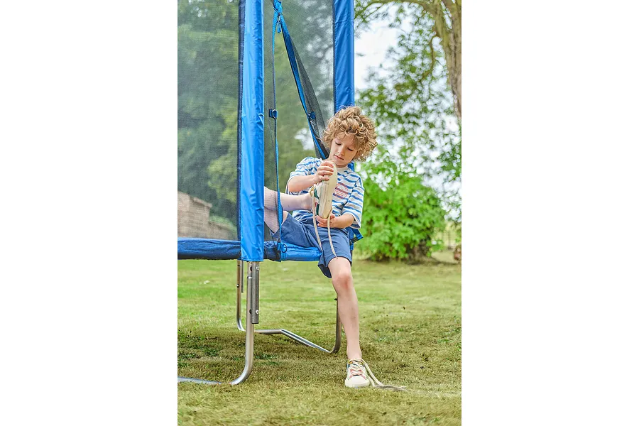Plum® 6ft Springsafe® Trampoline &amp;amp; Enclosure - Blue image 4455