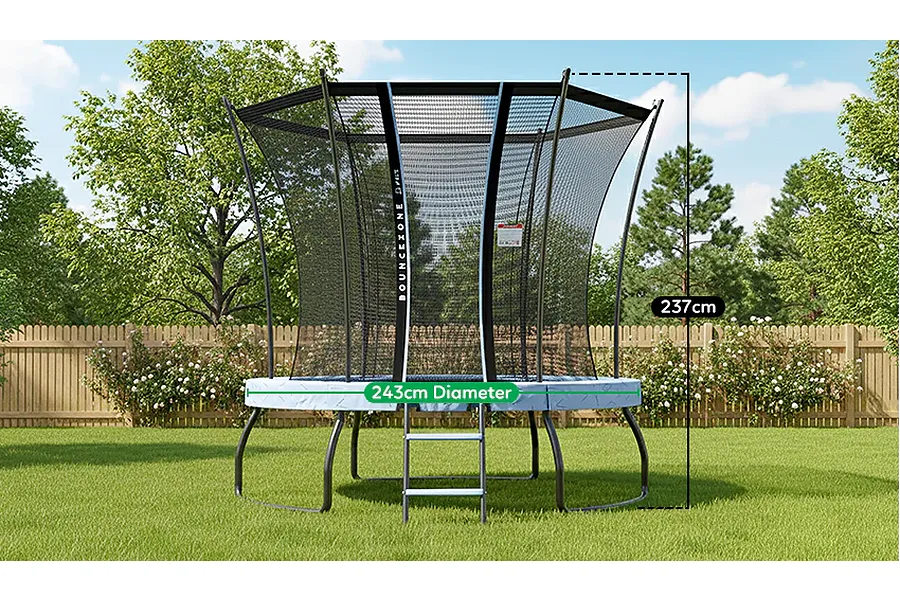 Lifespan Kids 8ft BounceZone Round Spring Trampoline - S image 4459