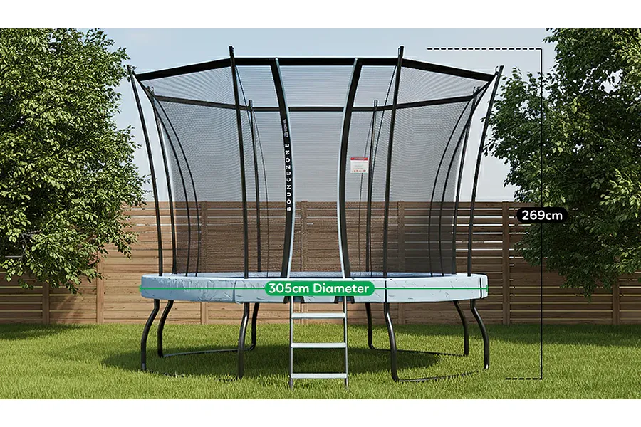 Lifespan Kids 10ft BounceZone Round Spring Trampoline - M image 4922