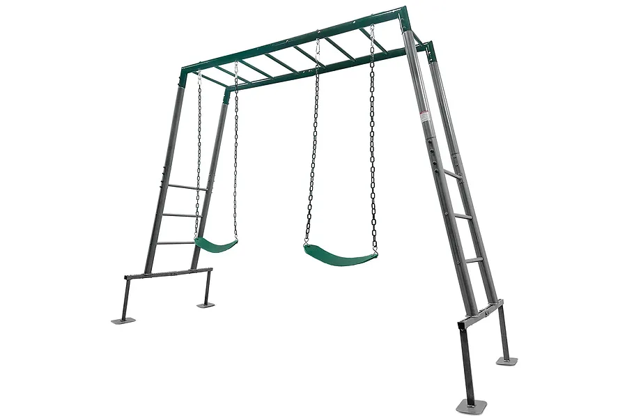 Lifespan Kids Stanley Commercial Steel 2-in-1 Monkey Bars &amp;amp; Swing Set image 5008