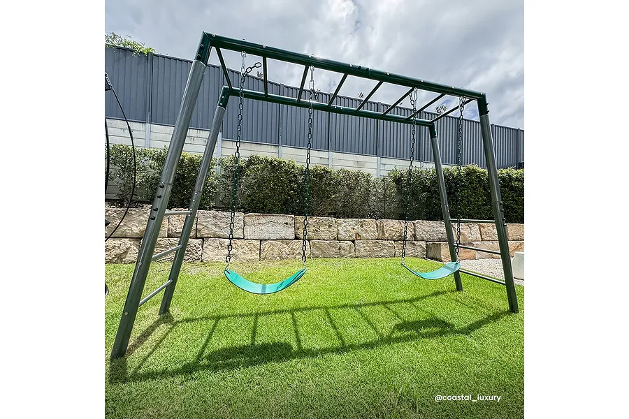 Lifespan Kids Stanley Commercial Steel 2-in-1 Monkey Bars &amp;amp; Swing Set image 5011