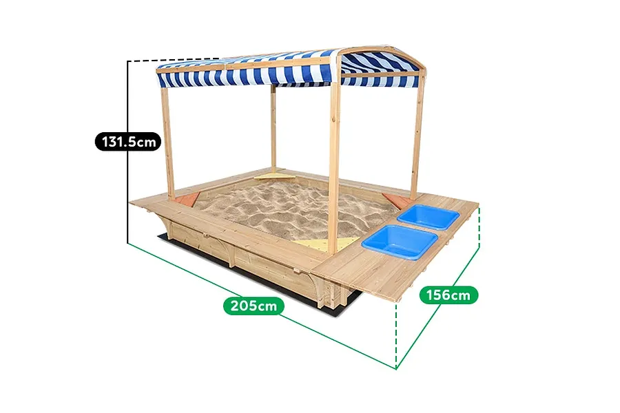 Lifespan Kids Playfort Sandpit with Canopy image 5182