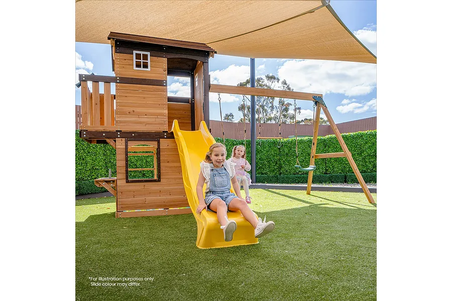 Lifespan Kids Darlington Play Centre &amp;amp; Swing Set with 2.2m Slide - Green image 5191