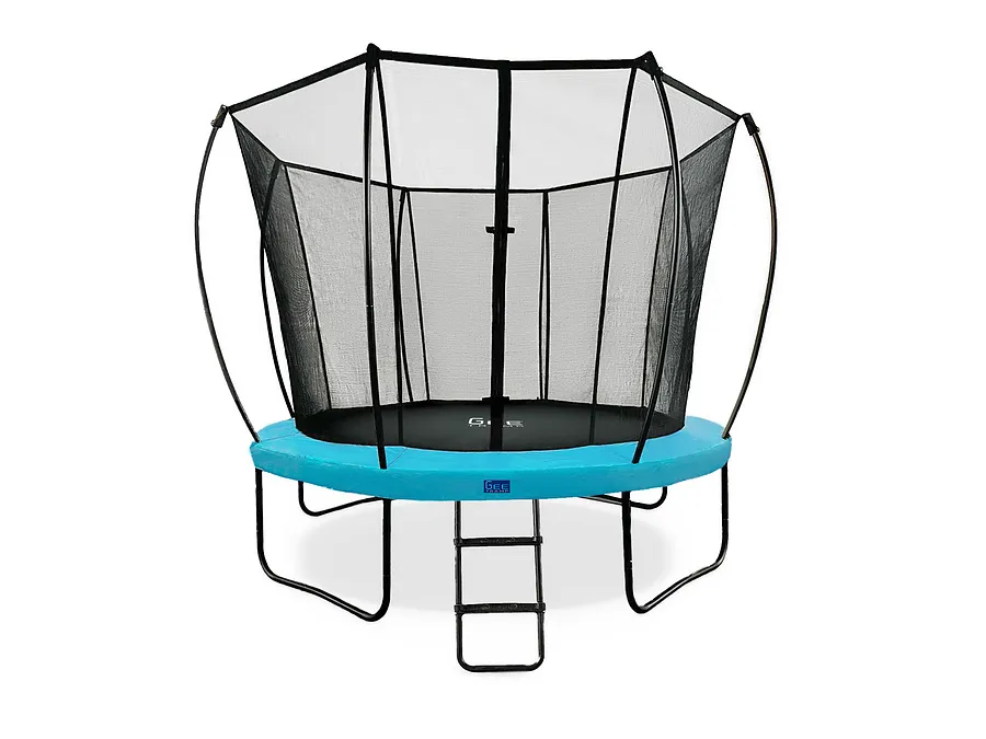 GeeTramp Curve 12ft Round Trampoline - Light Blue